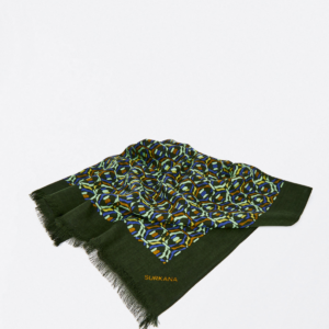 FOULARD IMPRIMÉ VERT SURKANA ANNC TARBES