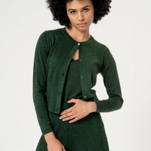 CARDIGAN COURT LUREX VERT-SURKANA ANNC TARBES