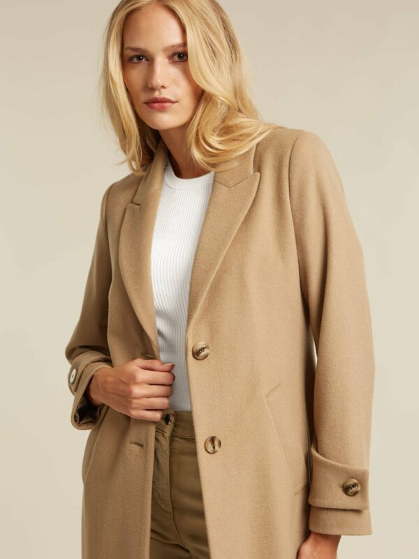 manteau long camel beaumont annc tarbes